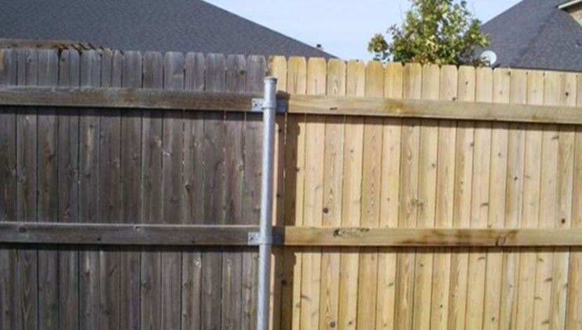 Fence Before and After Fence Before and After